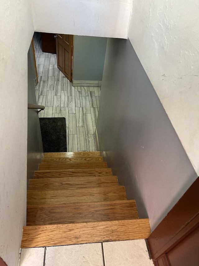 3247 W Berteau Ave, Chicago, IL 60618 - staircase featuring lofted ceiling
