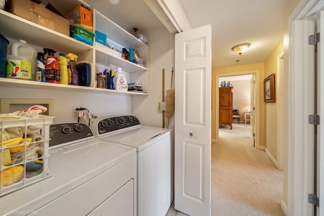 865 E 22nd St Unit 214, Lombard, IL 60148 - laundry area featuring light carpet and washing machine and clothes dryer