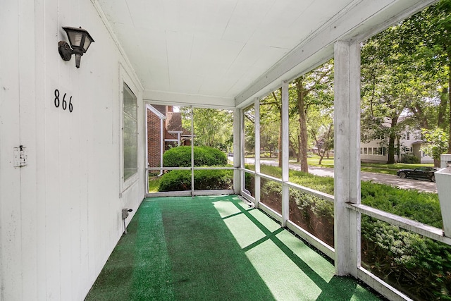 866 S Evergreen Ave, Kankakee, IL 60901 - view of unfurnished sunroom