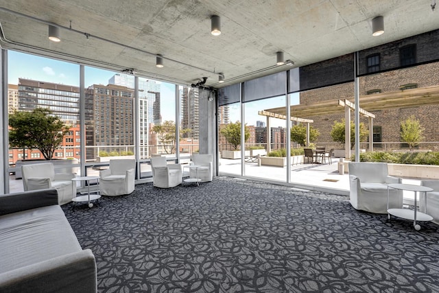 611 S Wells St Unit 1304, Chicago, IL 60607 - lobby featuring floor to ceiling windows and a view of city