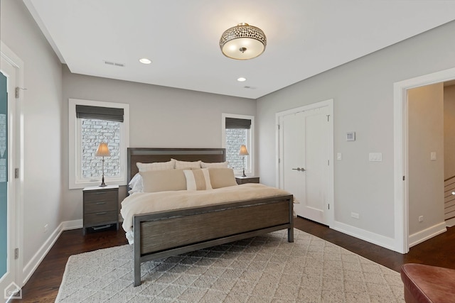 1807 W Ohio St, Chicago, IL 60622 - bedroom with wood finished floors and recessed lighting