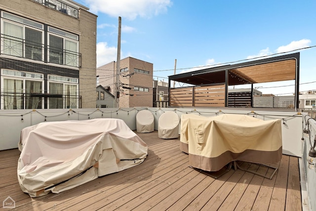 1807 W Ohio St, Chicago, IL 60622 - wooden deck featuring grilling area