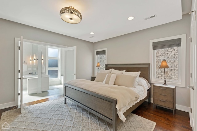 1807 W Ohio St, Chicago, IL 60622 - bedroom with wood finished floors and recessed lighting