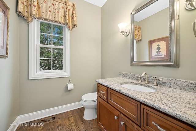 605 Red Cypress Dr, Cary, IL 60013 - bathroom featuring vanity and wood finished floors