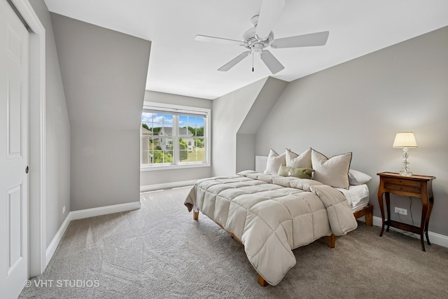 605 Red Cypress Dr, Cary, IL 60013 - carpeted bedroom featuring baseboards and ceiling fan