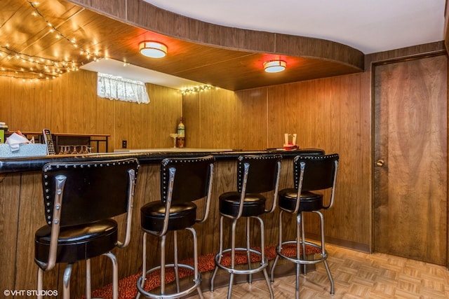 5705 N Oketo Ave, Chicago, IL 60631 - indoor bar featuring wooden walls