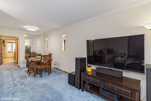 5705 N Oketo Ave, Chicago, IL 60631 - dining room with ornamental molding and light colored carpet