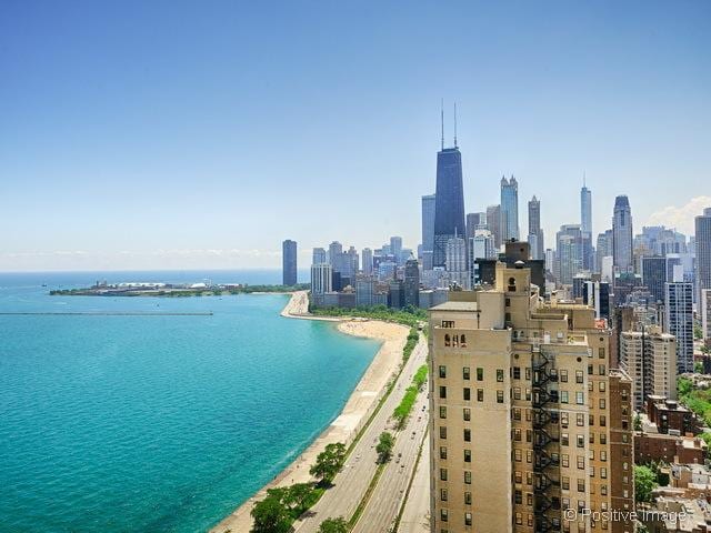 1550 N Lake Shore Dr Unit 3G, Chicago, IL 60610 - view of city skyline featuring a nearby body of water