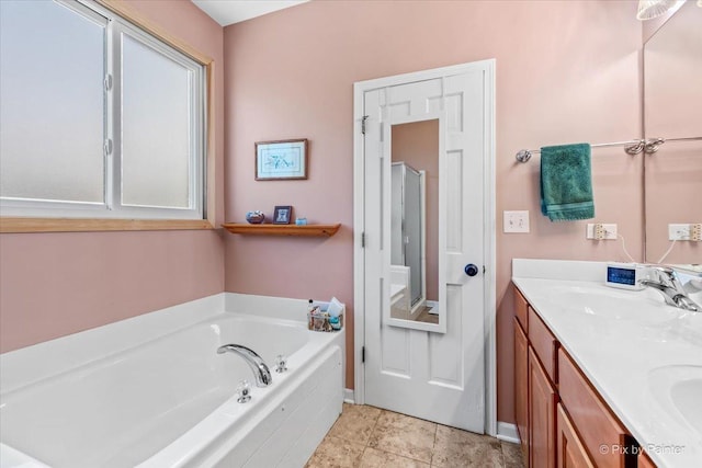 2519 Imgrund Rd, North Aurora, IL 60542 - full bath with double vanity and a bath