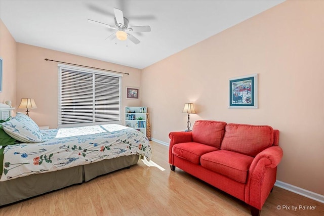 2519 Imgrund Rd, North Aurora, IL 60542 - bedroom featuring wood finished floors and ceiling fan
