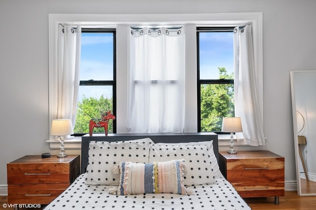 2709 W Belden Ave Unit 3, Chicago, IL 60647 - bedroom featuring multiple windows and wood finished floors