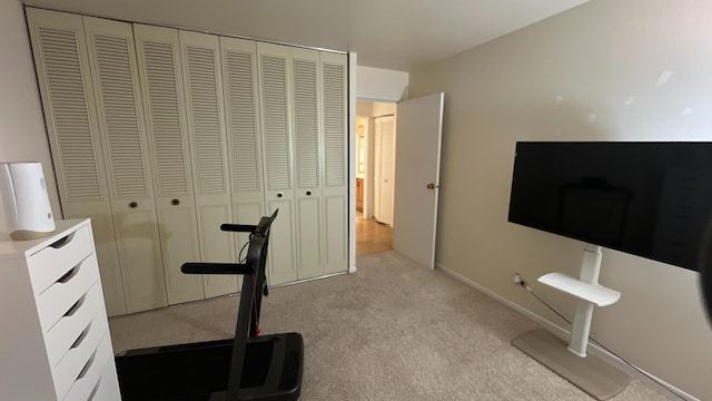 900 E Wilmette Rd Unit 411, Palatine, IL 60074 - exercise area featuring light colored carpet