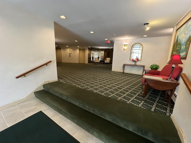 900 E Wilmette Rd Unit 411, Palatine, IL 60074 - lobby featuring recessed lighting and stairs