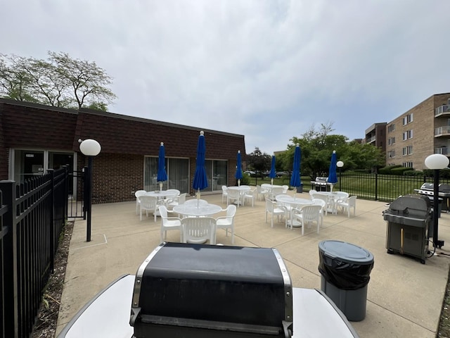 900 E Wilmette Rd Unit 411, Palatine, IL 60074 - view of patio / terrace with area for grilling and outdoor dining area