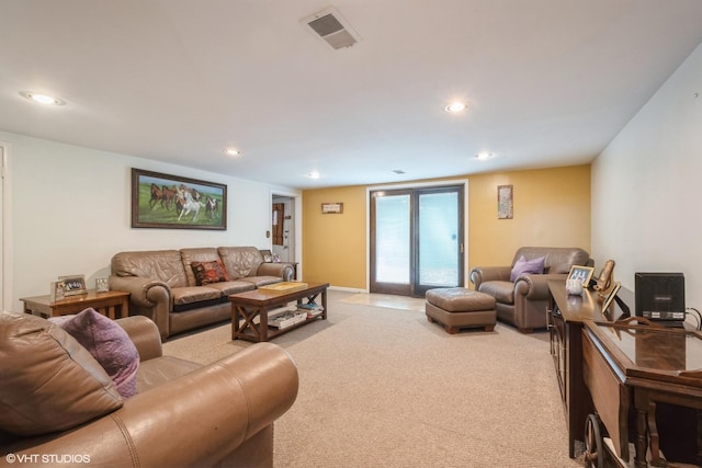 4841 W Lunt Ave, Lincolnwood, IL 60712 - living room with light carpet and recessed lighting