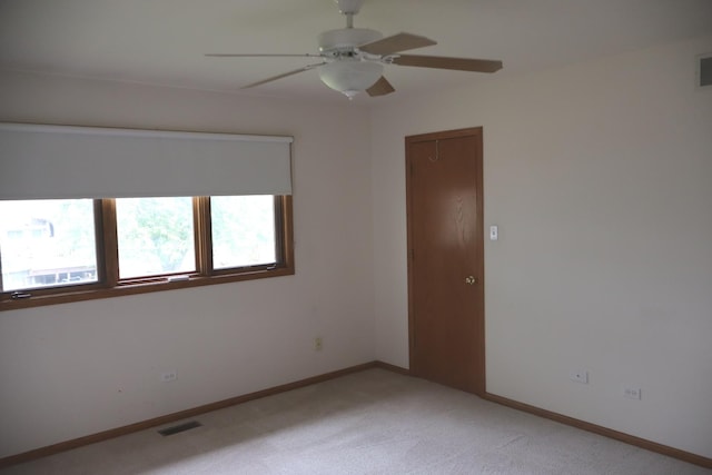 19443 Trenton Way, Mokena, IL 60448 - spare room featuring a ceiling fan and light carpet