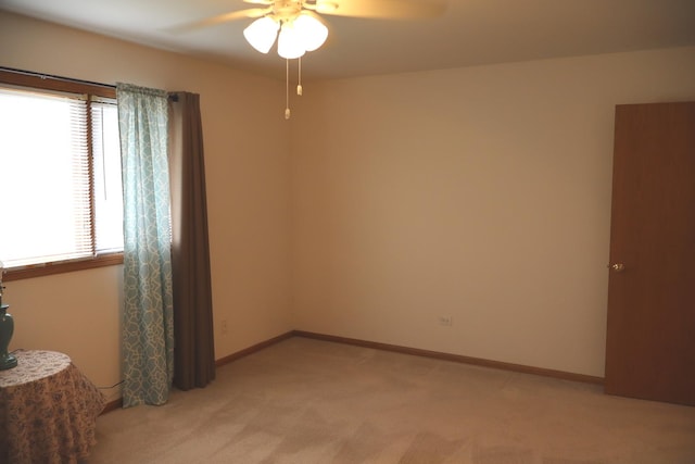 19443 Trenton Way, Mokena, IL 60448 - empty room with ceiling fan, plenty of natural light, and light carpet