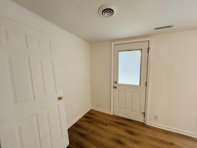 37706 N Nippersink Pl, Spring Grove, IL 60081 - entryway with dark wood-style floors and baseboards