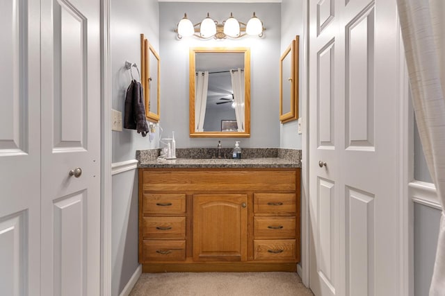 1234 Hillsboro Dr, Batavia, IL 60510 - bathroom featuring vanity and a closet