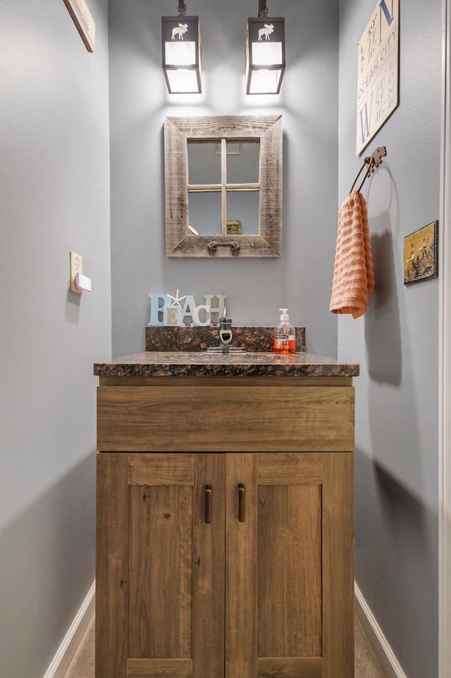 1234 Hillsboro Dr, Batavia, IL 60510 - bathroom with baseboards and vanity