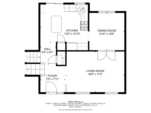 1234 Hillsboro Dr, Batavia, IL 60510 - view of property floor plan