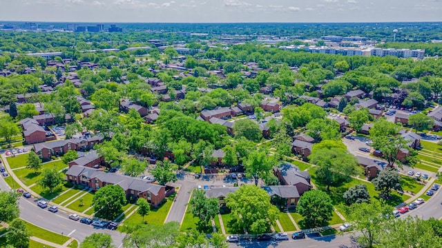 1S222 Danby St, Villa Park, IL 60181 - aerial view of property and surrounding area with nearby suburban area