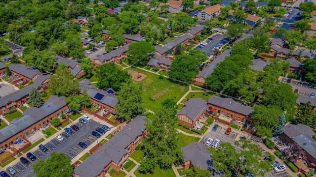 1S222 Danby St, Villa Park, IL 60181 - aerial view of property's location featuring nearby suburban area