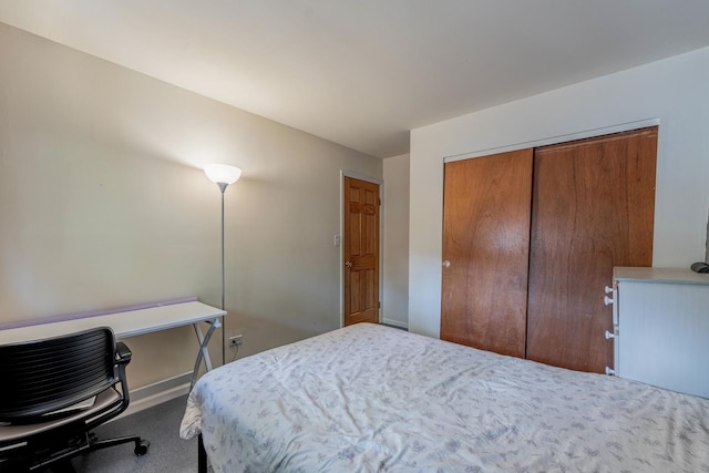 1S222 Danby St, Villa Park, IL 60181 - carpeted bedroom featuring a closet and baseboards