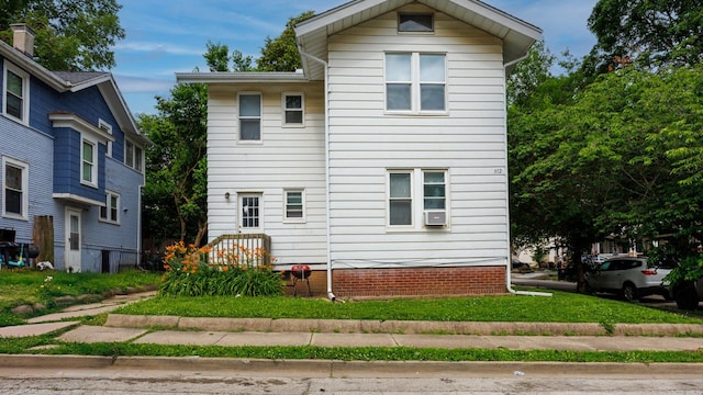 312 N Mclean St, Bloomington, IL 61701 - view of front of property with cooling unit