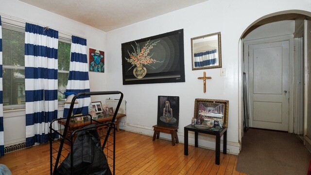 312 N Mclean St, Bloomington, IL 61701 - office space with arched walkways and hardwood / wood-style flooring