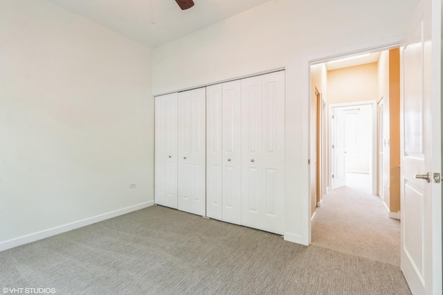 1240 W Monroe St Unit 7, Chicago, IL 60607 - unfurnished bedroom featuring carpet and a closet