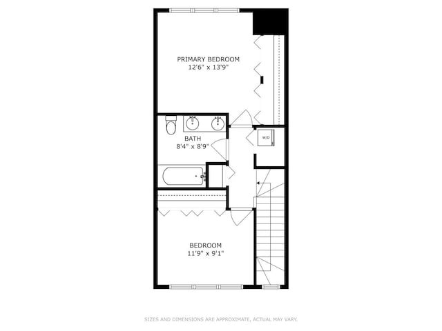 1240 W Monroe St Unit 7, Chicago, IL 60607 - view of floor plan / room layout