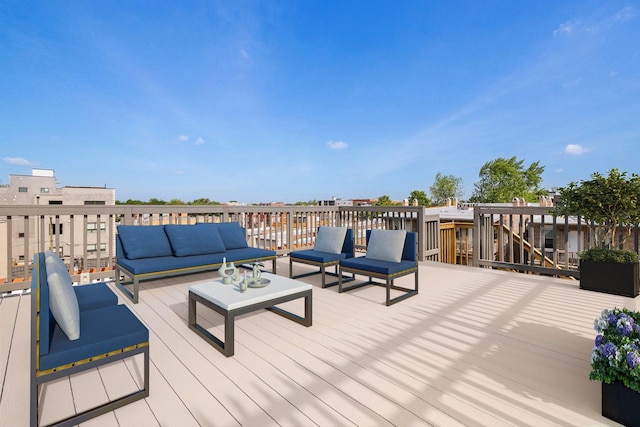 2332 W Huron St Unit 4, Chicago, IL 60612 - deck featuring an outdoor hangout area