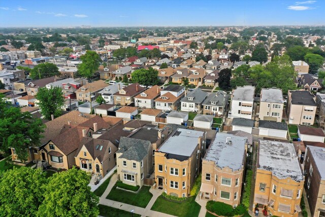 3115 N Marmora Ave, Chicago, IL 60634 - aerial overview of property's location with nearby suburban area