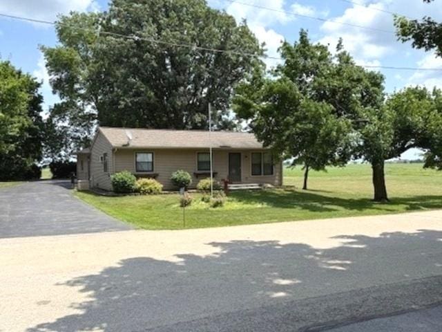 12238 Lisbon Rd, Newark, IL 60541 - view of front of house featuring a front lawn