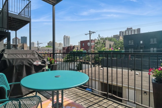 4933 N Winthrop Ave Unit 2S, Chicago, IL 60640 - balcony featuring a city view
