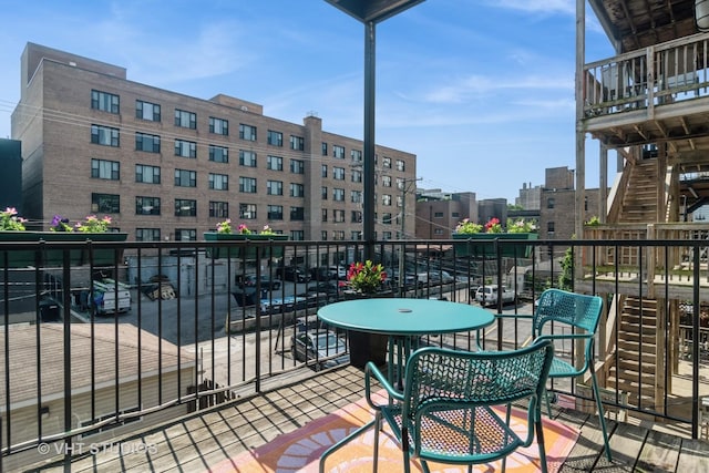 4933 N Winthrop Ave Unit 2S, Chicago, IL 60640 - balcony with a view of city