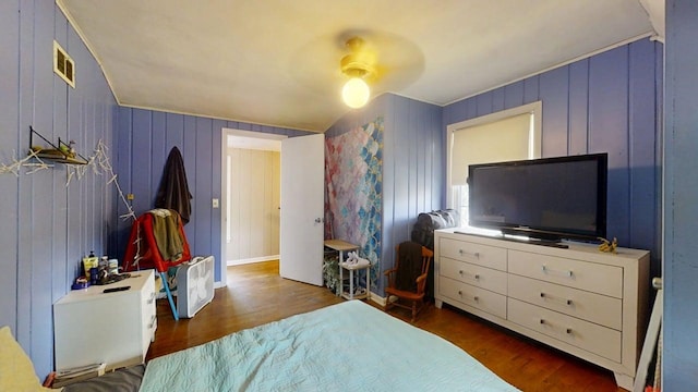 16 W George St, Sullivan, IL 61951 - bedroom featuring wood finished floors