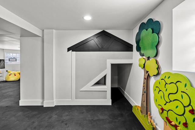 1212 Wesley Ave, Berwyn, IL 60402 - interior space featuring concrete flooring and recessed lighting
