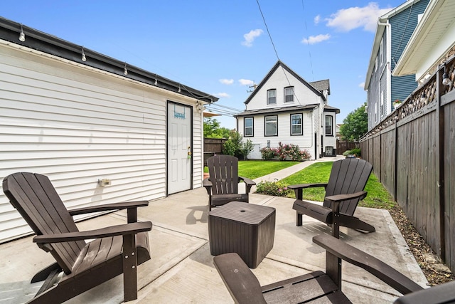 1212 Wesley Ave, Berwyn, IL 60402 - fenced backyard with a patio area