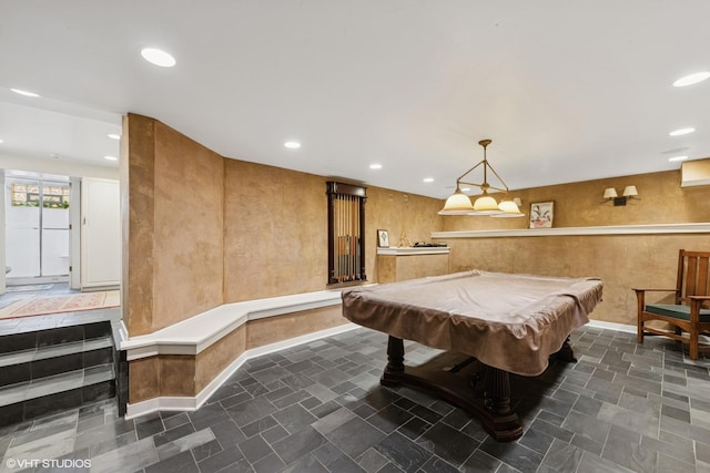 1415 Keystone Ave, River Forest, IL 60305 - game room featuring recessed lighting and pool table