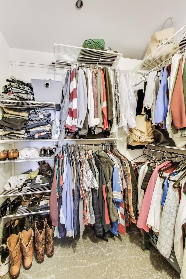 910 S Michigan Ave Unit 1005, Chicago, IL 60605 - walk in closet featuring carpet floors