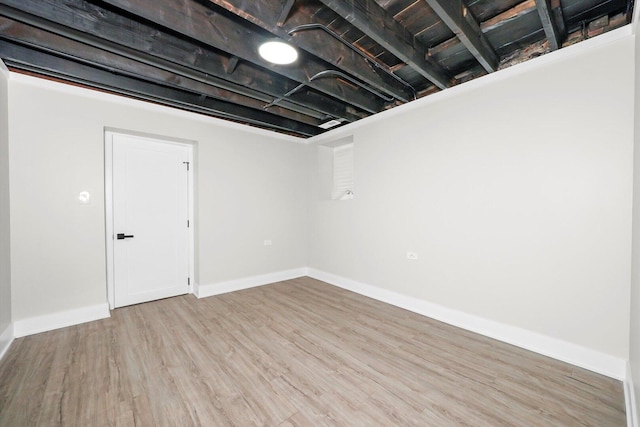 7719 S Morgan St, Chicago, IL 60620 - finished basement with wood finished floors and baseboards