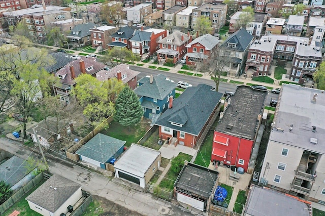 7719 S Morgan St, Chicago, IL 60620 - aerial view of property and surrounding area with nearby suburban area