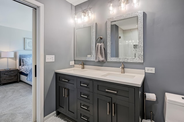 3211 Foxridge Ct, Woodridge, IL 60517 - full bath with double vanity and ensuite bath
