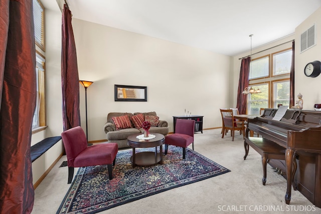 908 Pimpernel Ct, Naperville, IL 60540 - living area featuring carpet and baseboards