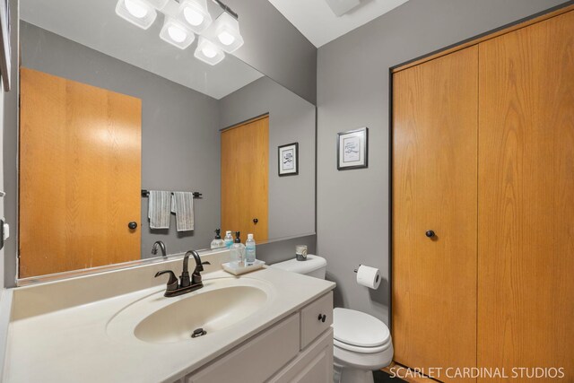 908 Pimpernel Ct, Naperville, IL 60540 - bathroom featuring toilet and vanity
