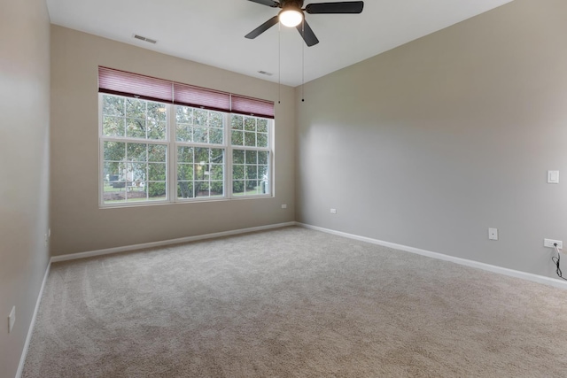 13315 Red Alder Ave, Huntley, IL 60142 - carpeted empty room with a ceiling fan and baseboards