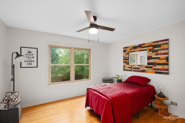 25048 Michele Dr, Plainfield, IL 60544 - bedroom featuring wood finished floors and a ceiling fan