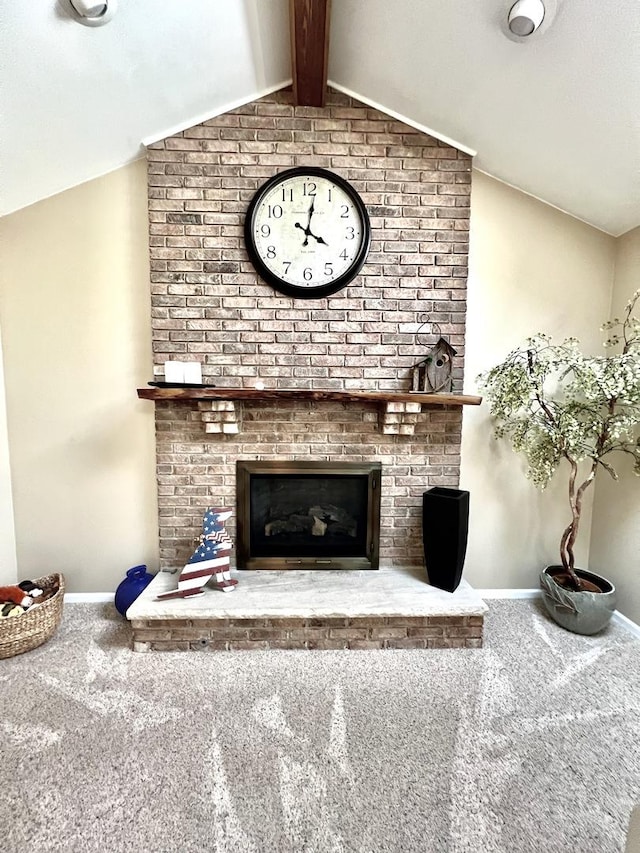 14011 Creek Crossing Dr, Orland Park, IL 60467 - detailed view of carpet floors and a fireplace